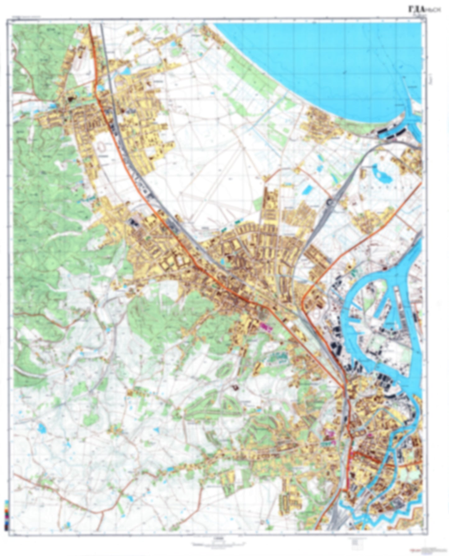 Gdansk 1 (Poland) - Soviet Military City Plans