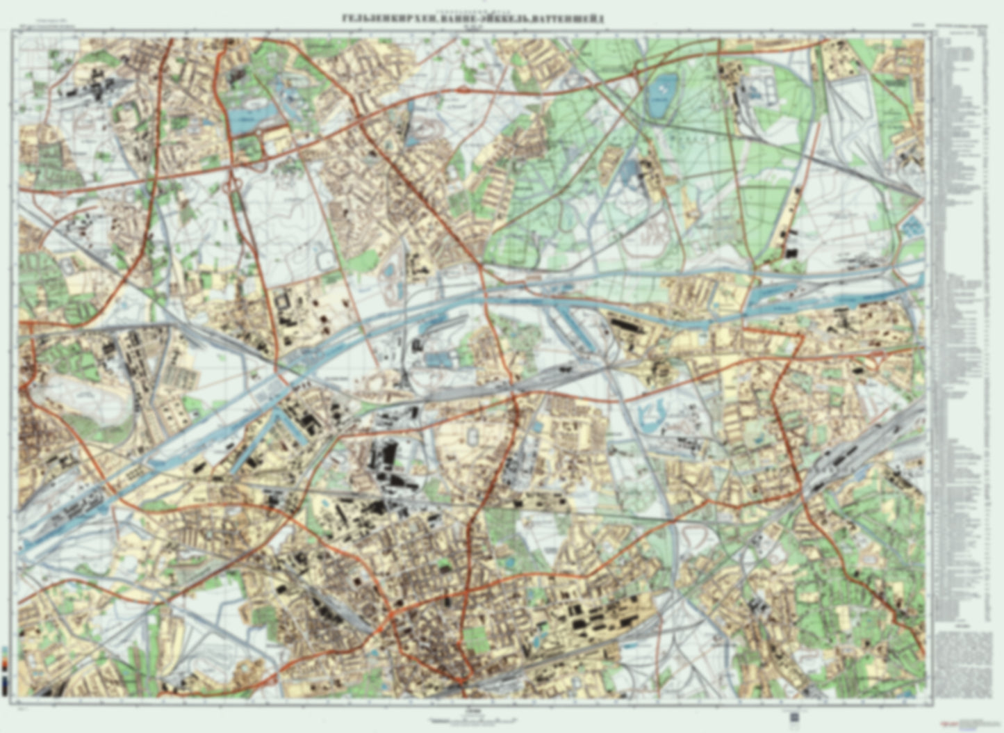 Gelsenkirchen 1 (Germany) - Soviet Military City Plans
