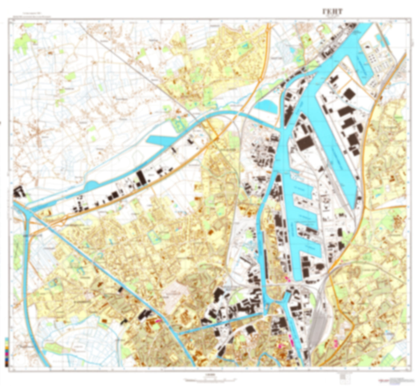 Gent 1 (Belgium) - Soviet Military City Plans