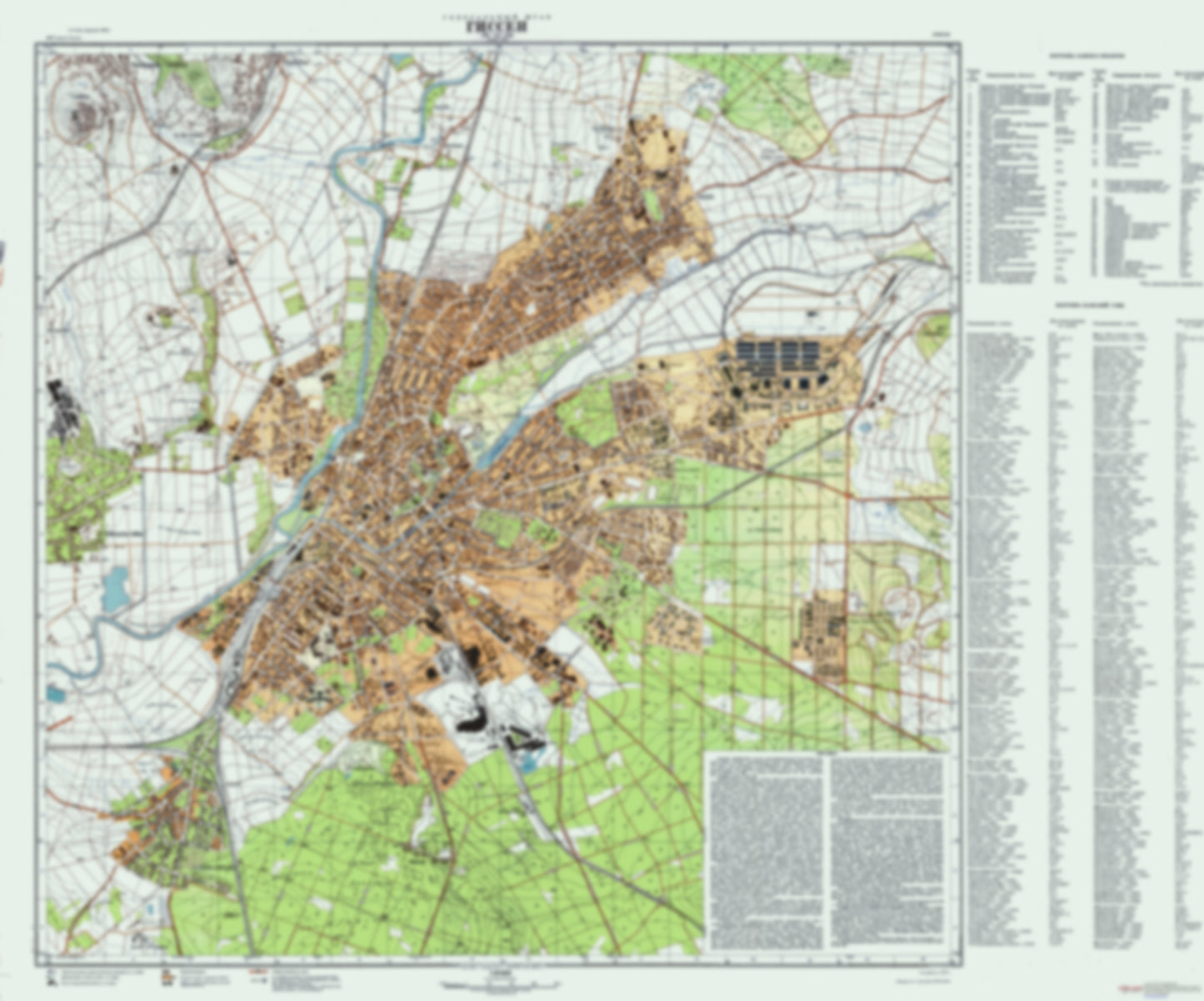 Geissen (Germany) - Soviet Military City Plans