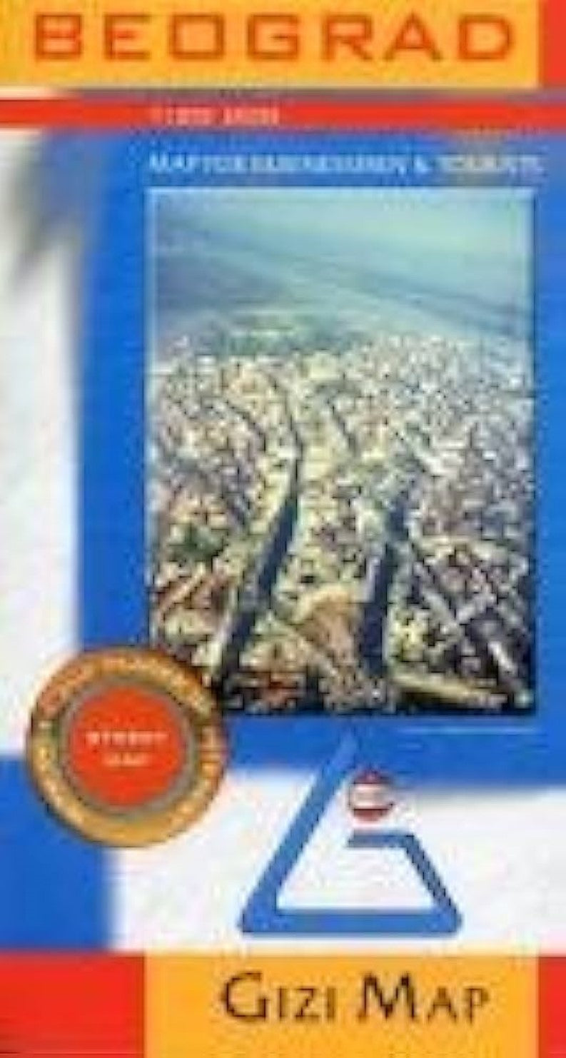 Beograd 1:20,000 street map (flat)