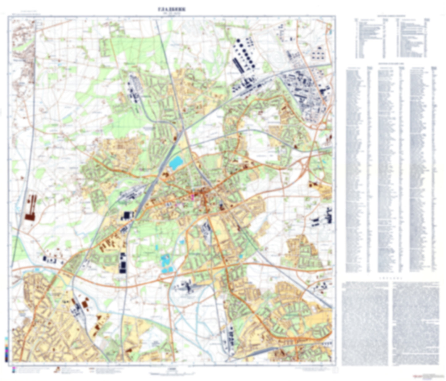 Gladbeck (Germany) - Soviet Military City Plans