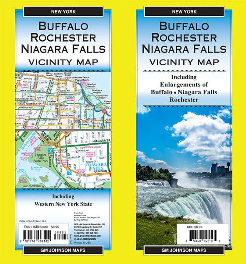 Buffalo / Rochester / Niagara Falls Vicinity, New York Regional Map