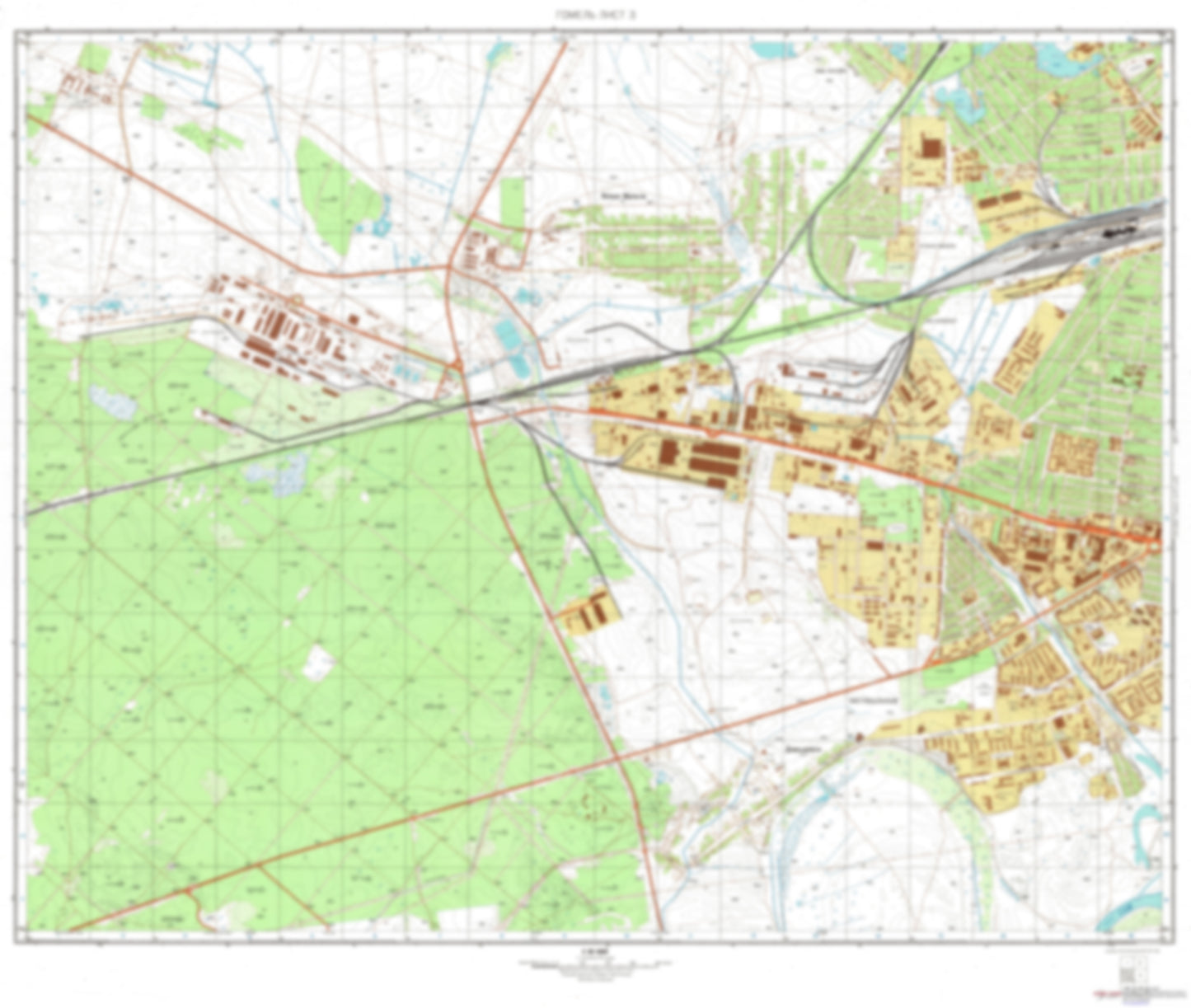 Gomel 3 (Belarus) - Soviet Military City Plans