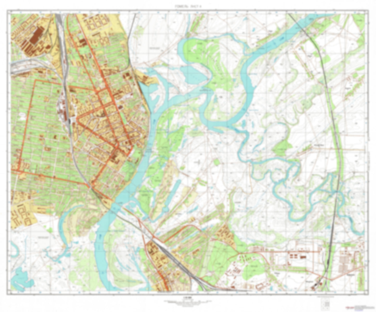 Gomel 4 (Belarus) - Soviet Military City Plans