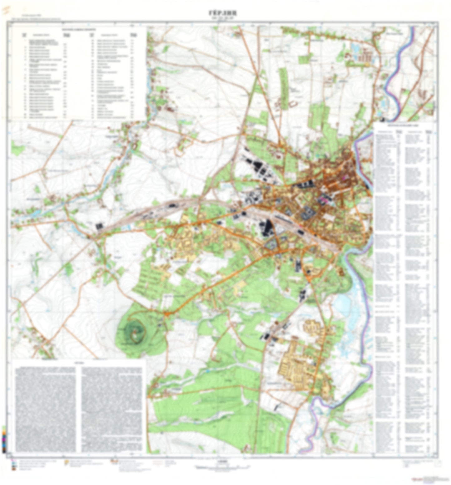 Gorlitz (Germany) - Soviet Military City Plans