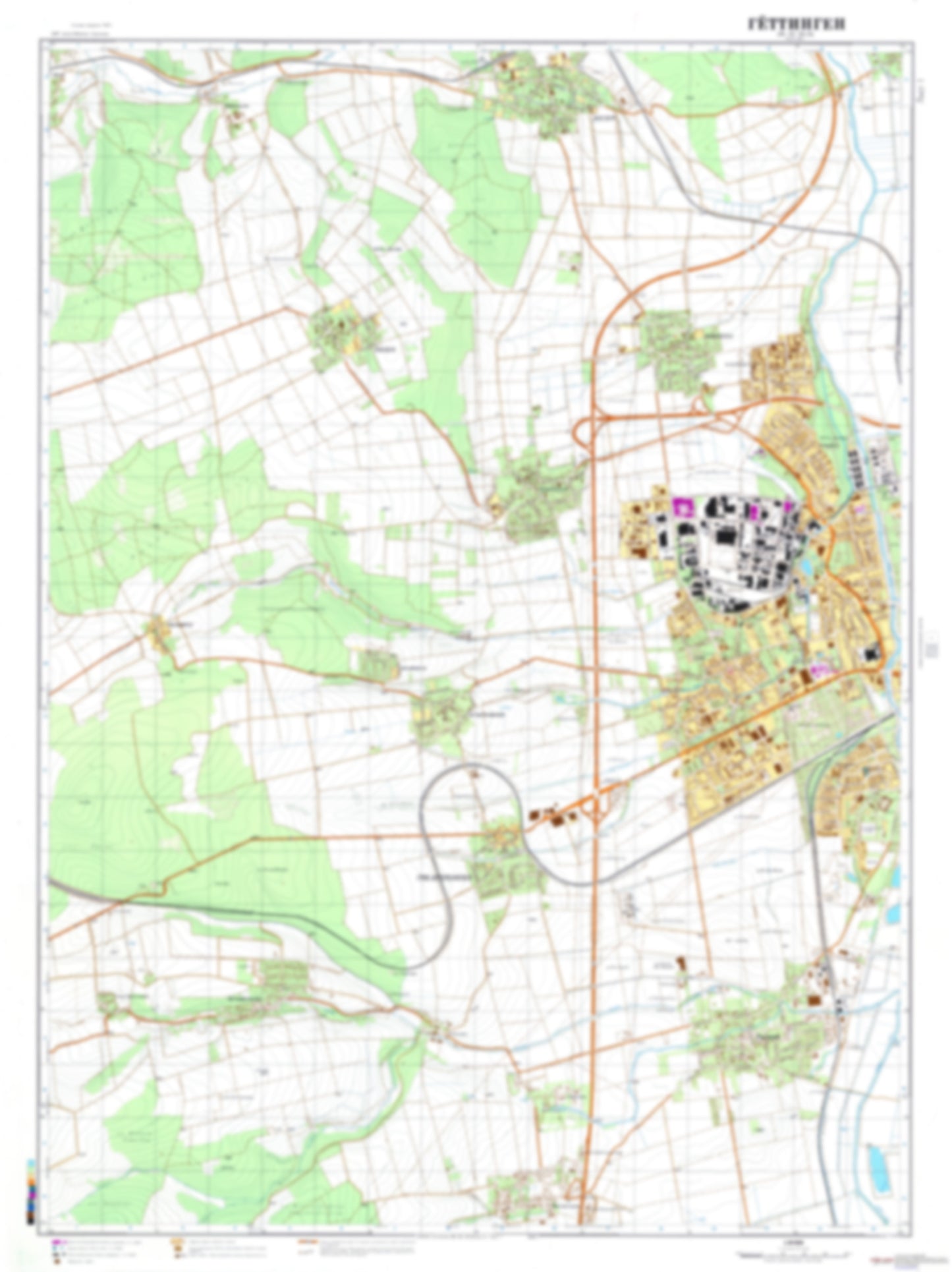 Gottingen 1 (Germany) - Soviet Military City Plans