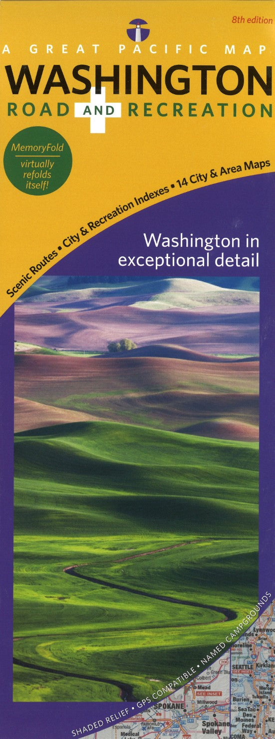 Washington : road and recreation : a great pacific map