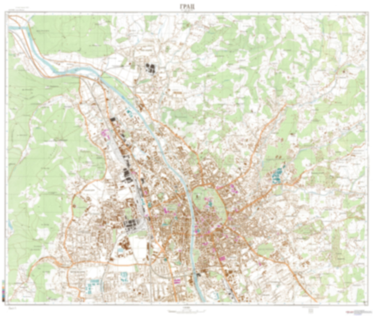 Graz 1 (Austria) - Soviet Military City Plans