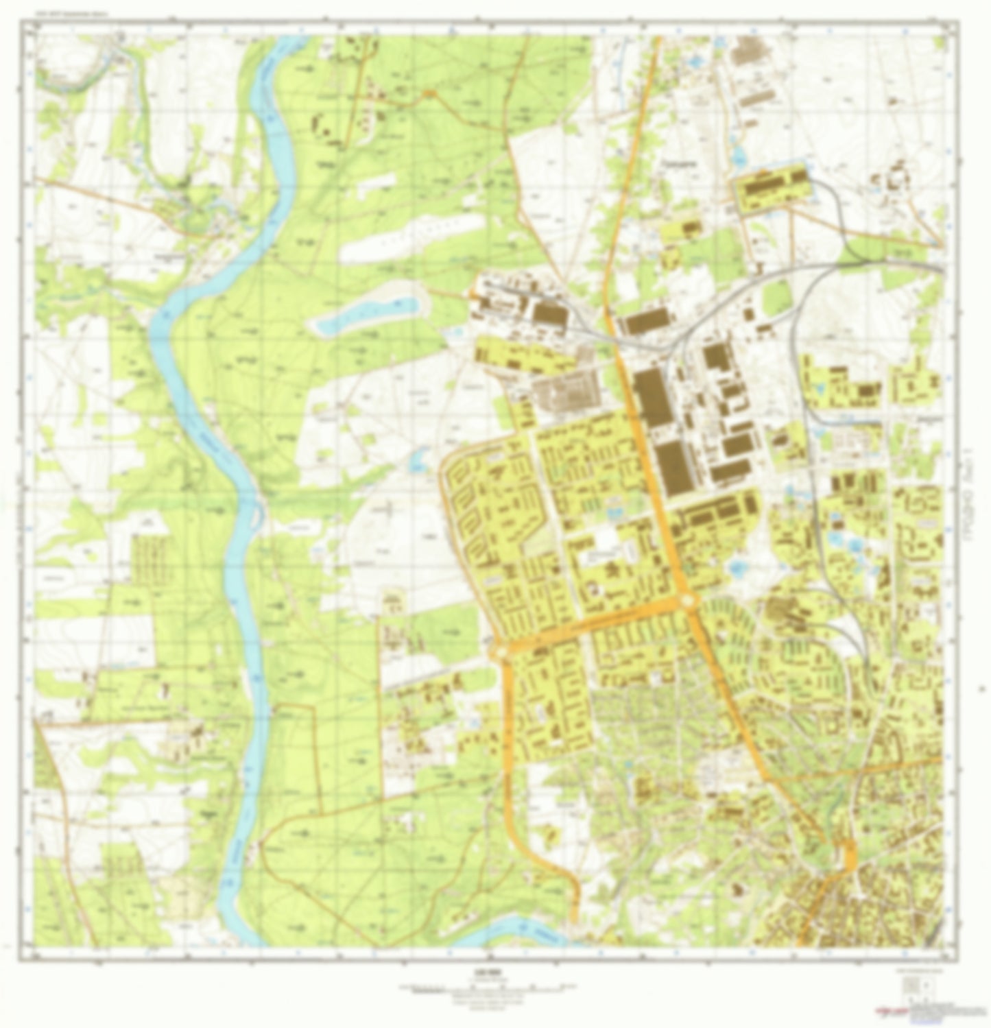 Grodno 1 (Belarus) - Soviet Military City Plans