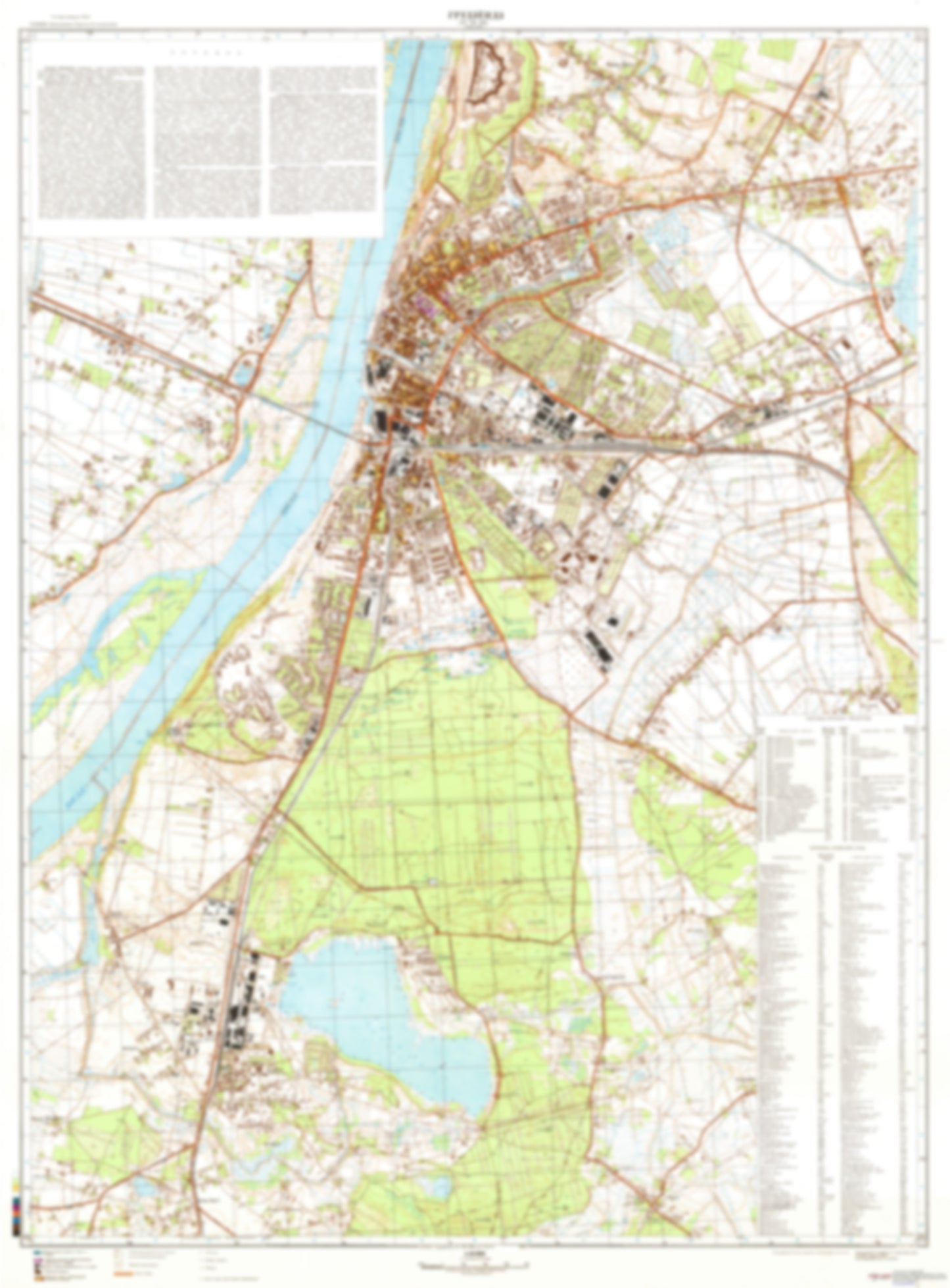 Grudziadz (Poland) - Soviet Military City Plans