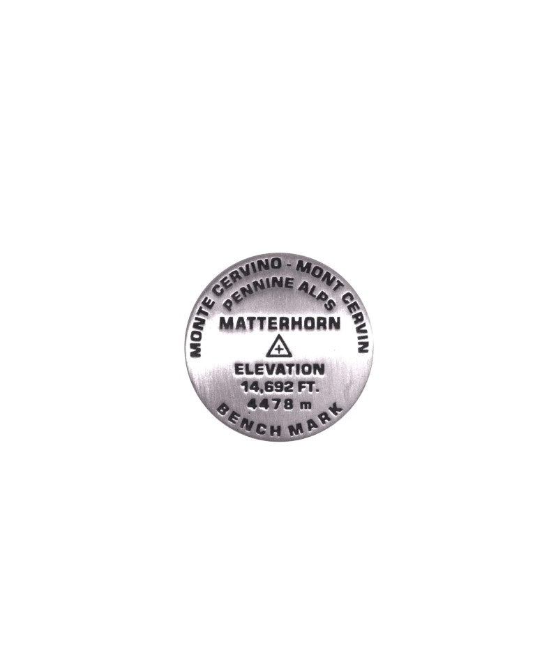 Matterhorn benchmark lapel pin