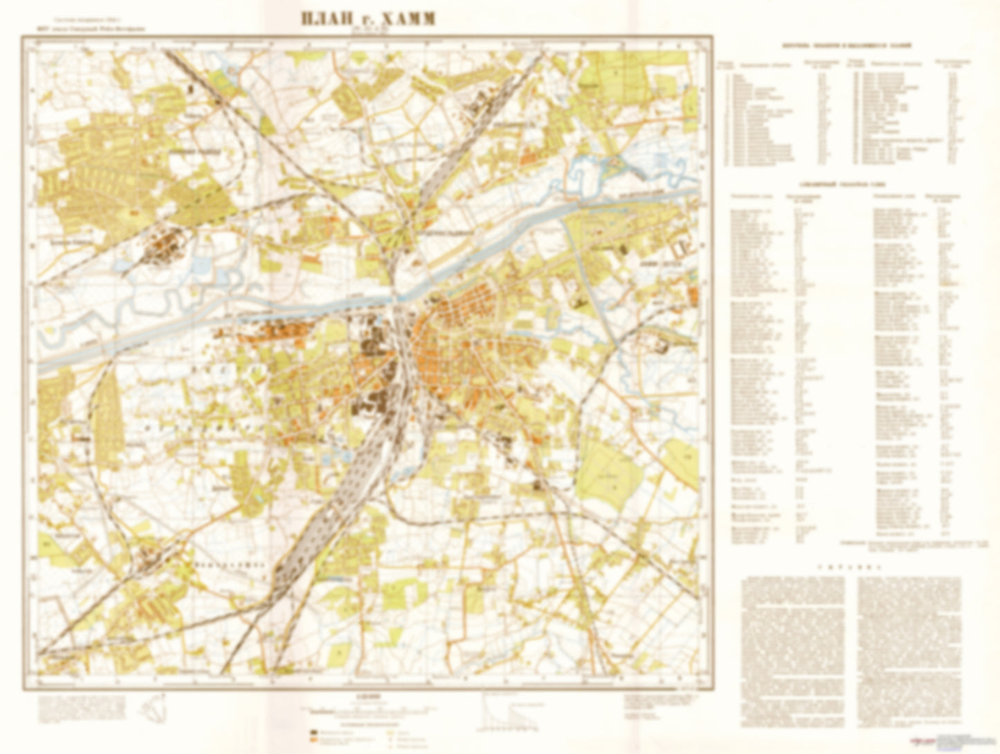 Hamm (Germany) - Soviet Military City Plans