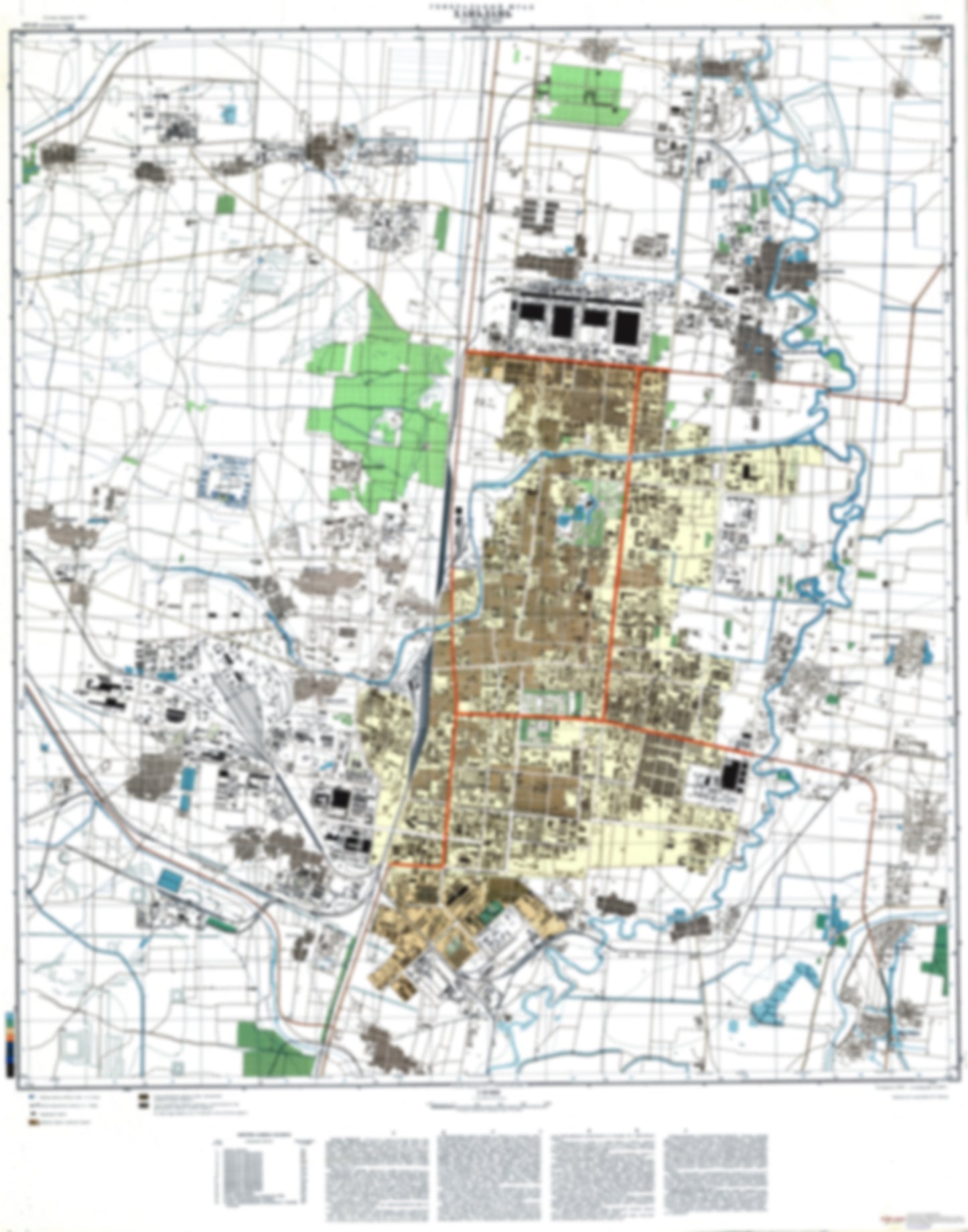 Handan (China) - Soviet Military City Plans