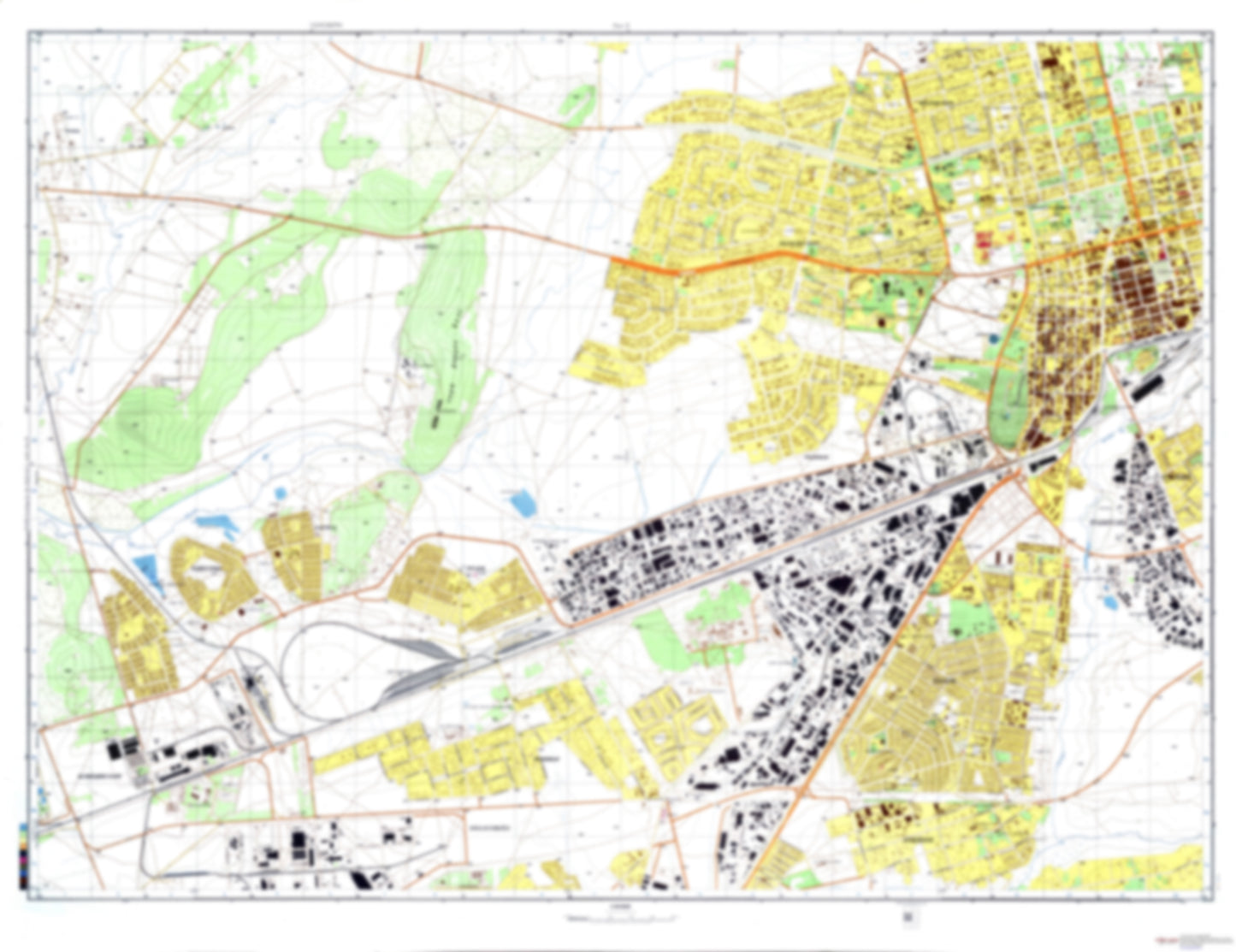 Harare 3 (Zimbabwe) - Soviet Military City Plans