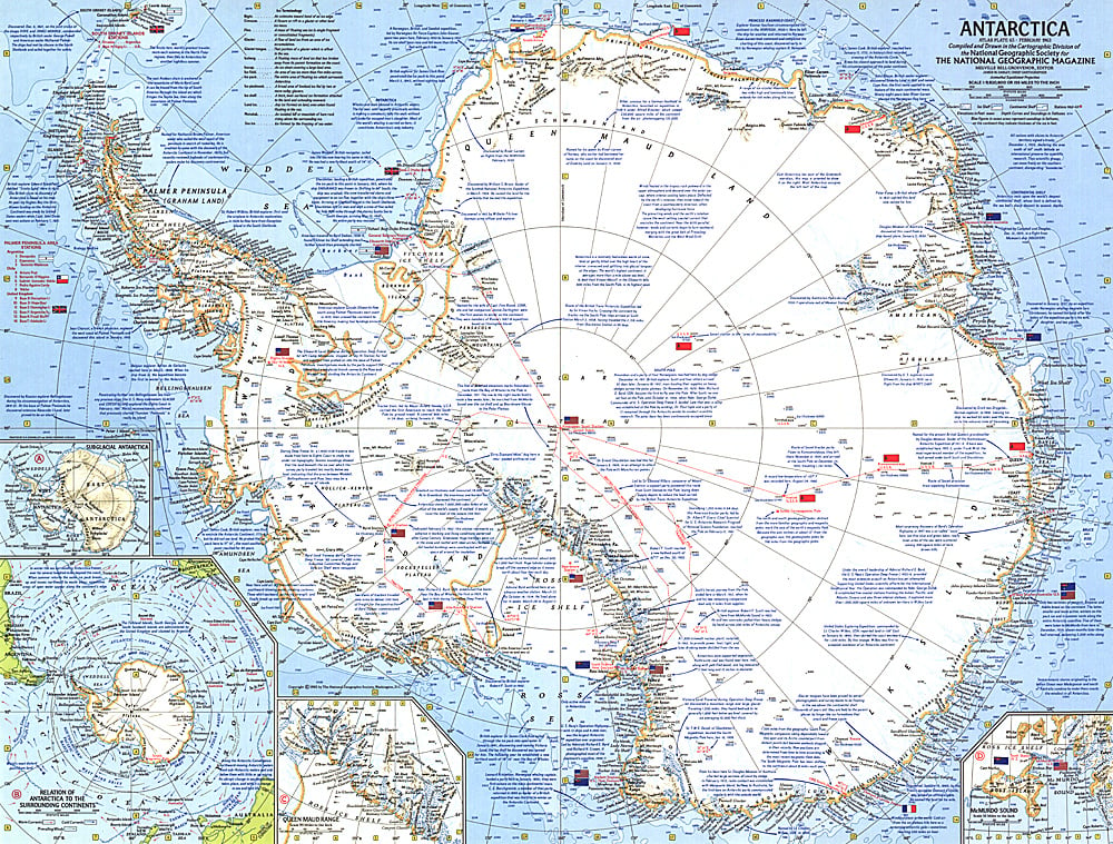 1963 Antarctica Map