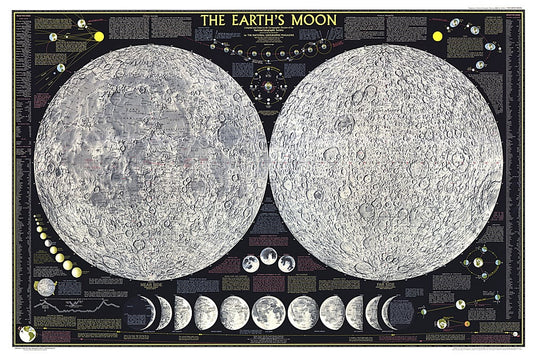 1969 Earths Moon Map