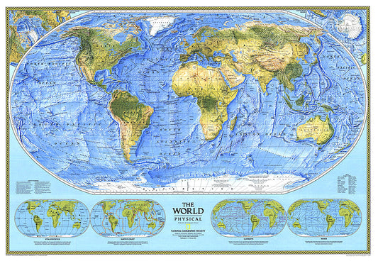 1994 World Physical Map