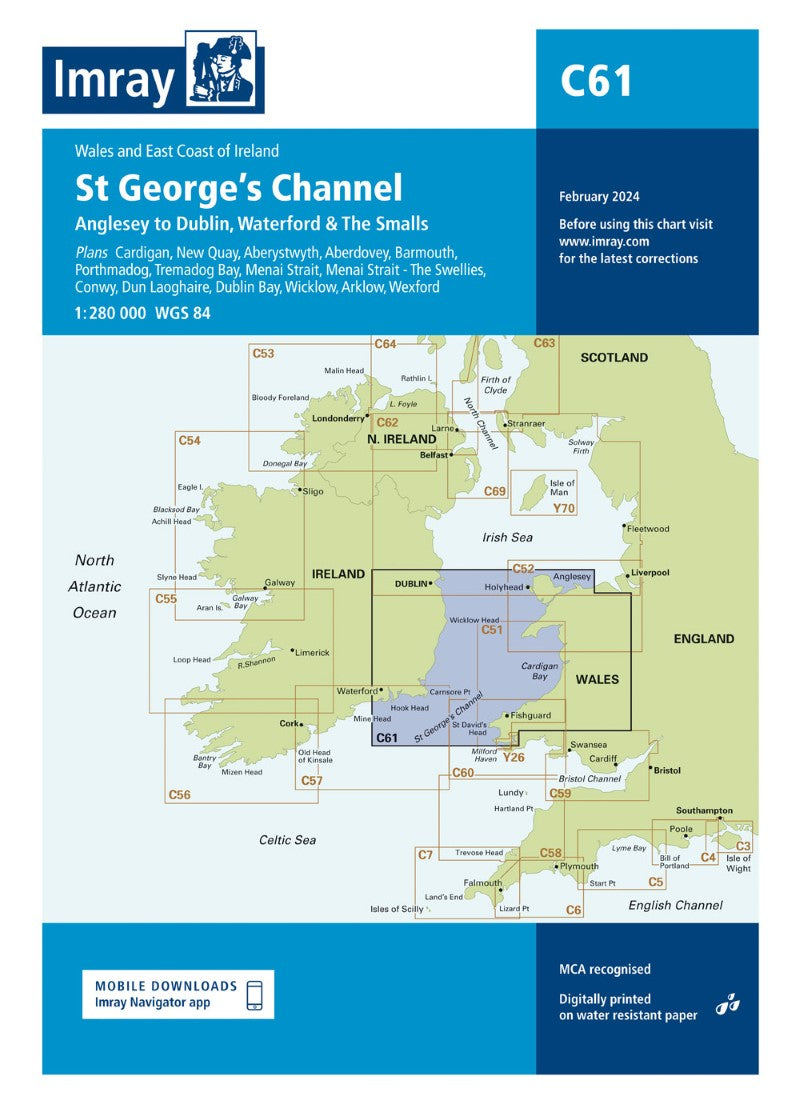 C61 St George's Channel Nautical Charts