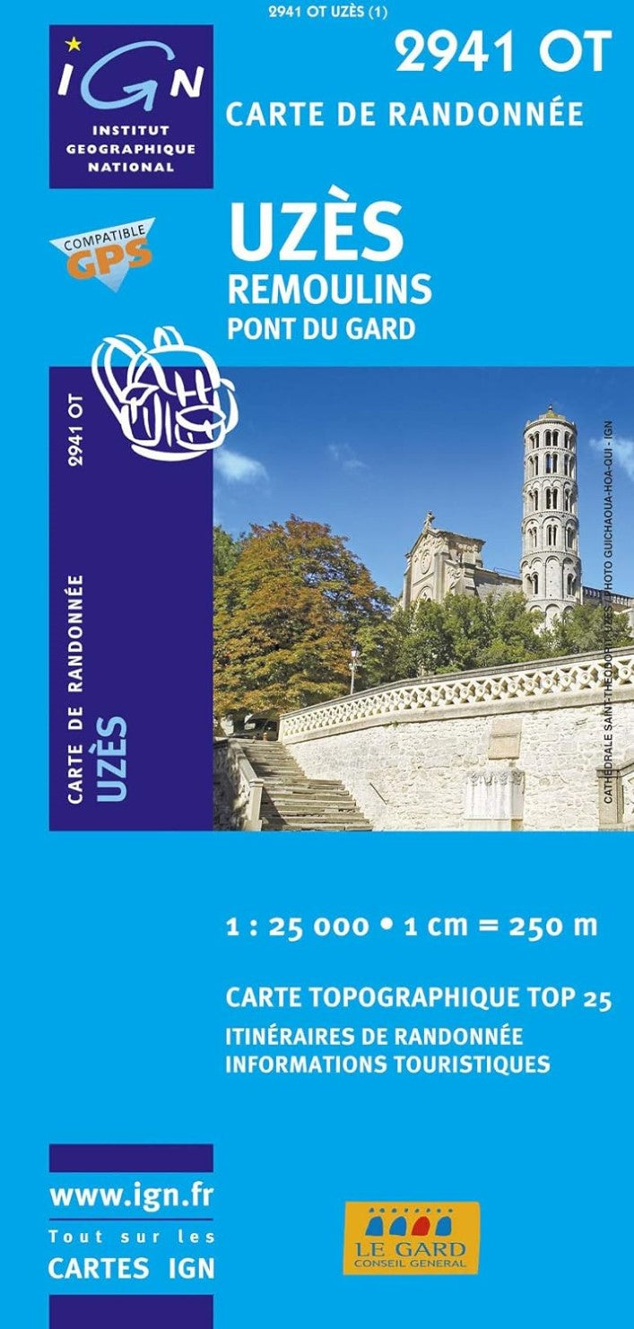 Carte de Randonnee
Uzes
Remoulins
Pont du Gard