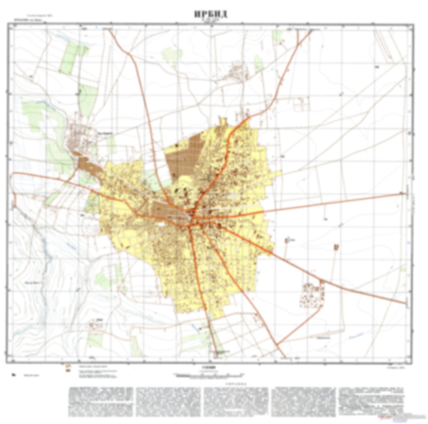 Irbid (Jordan) - Soviet Military City Plans