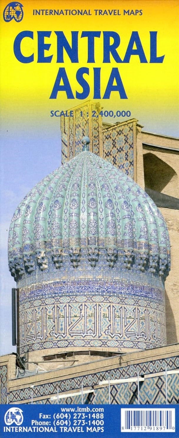 Central Asia Travel Map