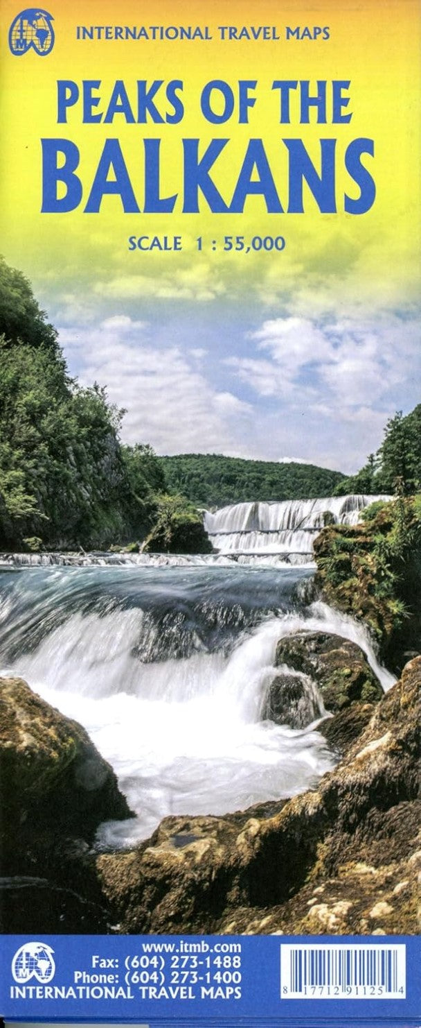 Balkans and Peaks of the Balkans Travel Map