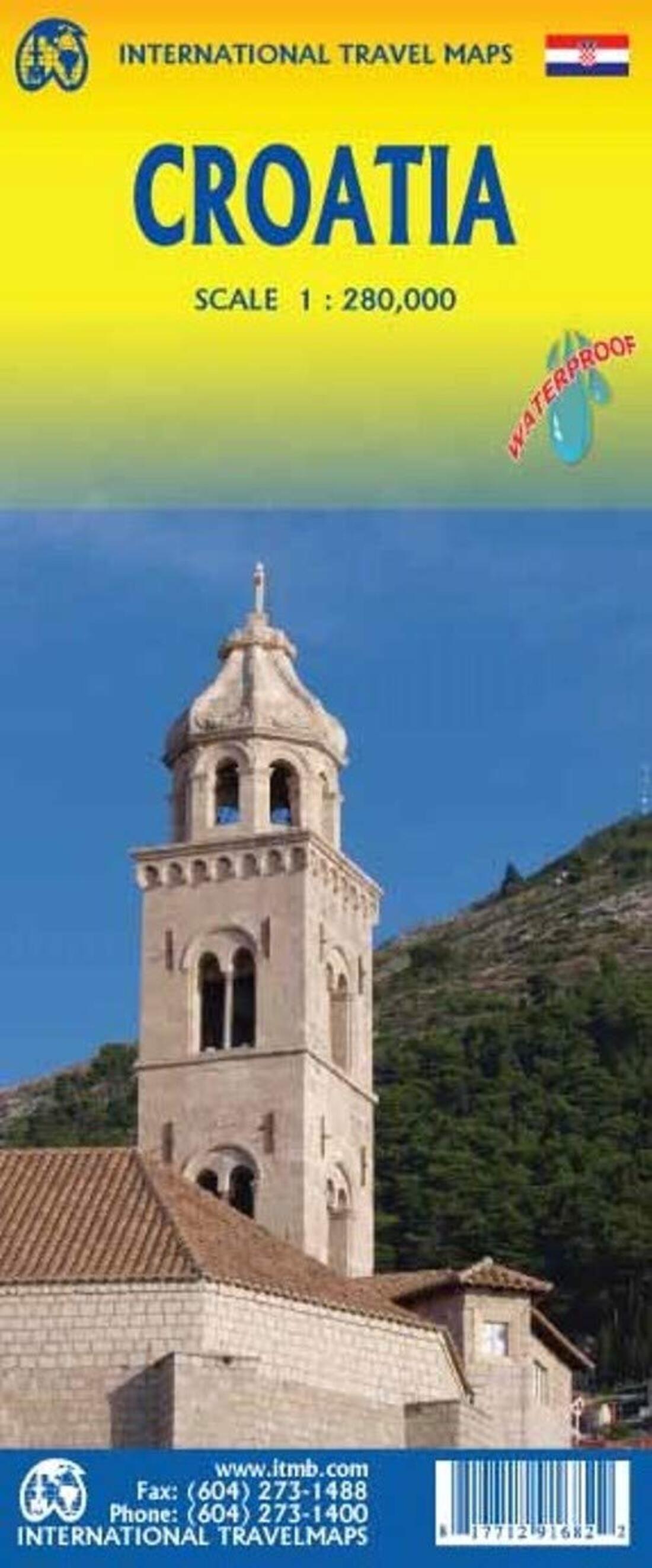 Croatia Travel Map