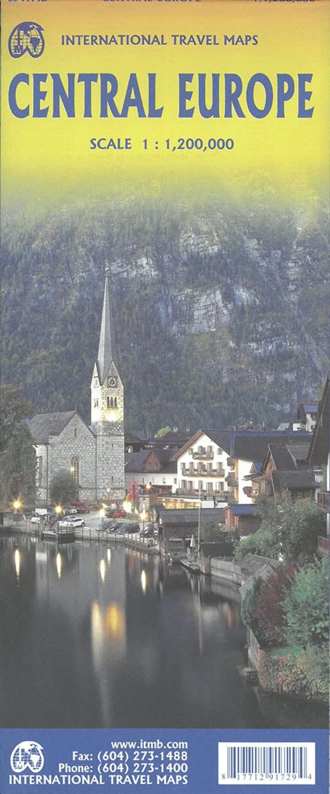 Europe Central Travel Map