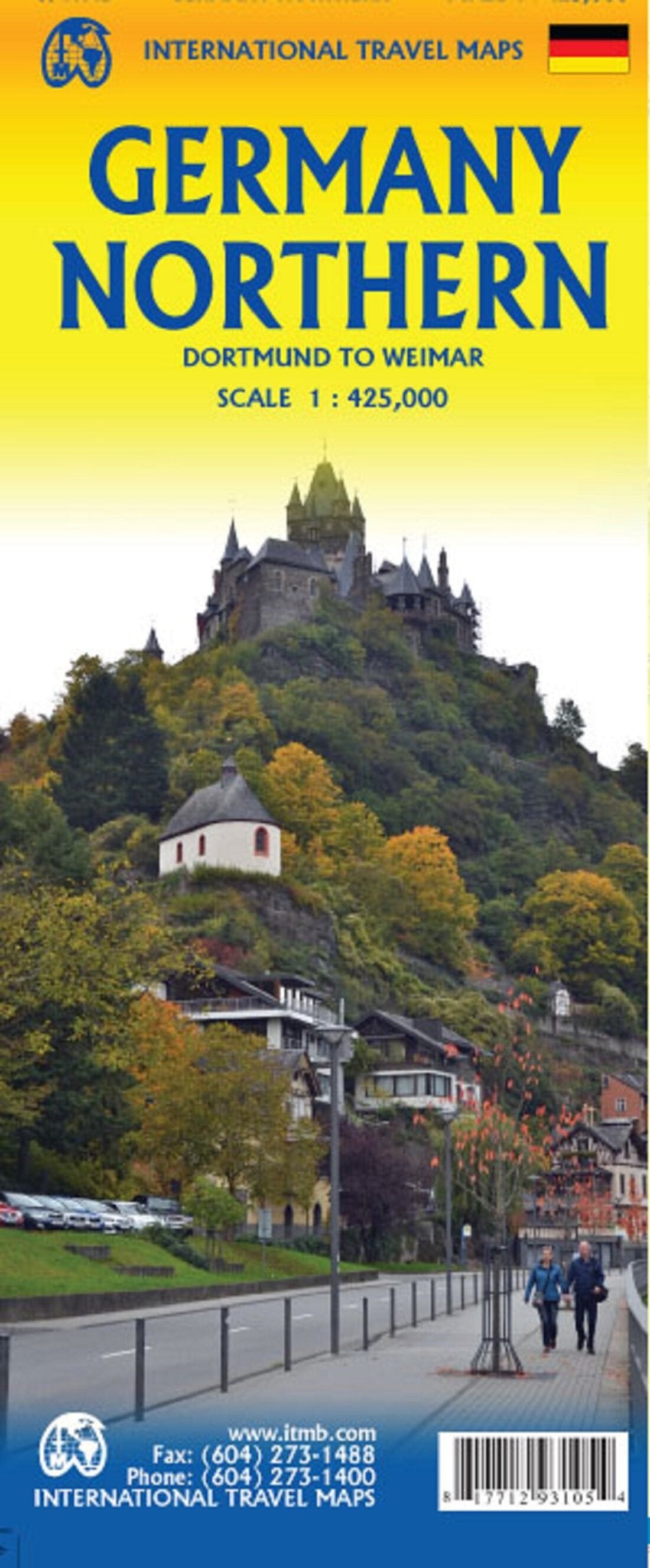 Germany North Travel Map