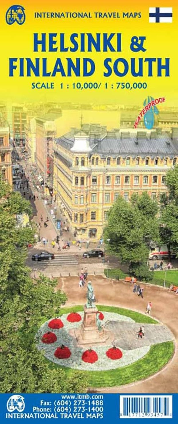 Helsinki & Finland South Travel Map
