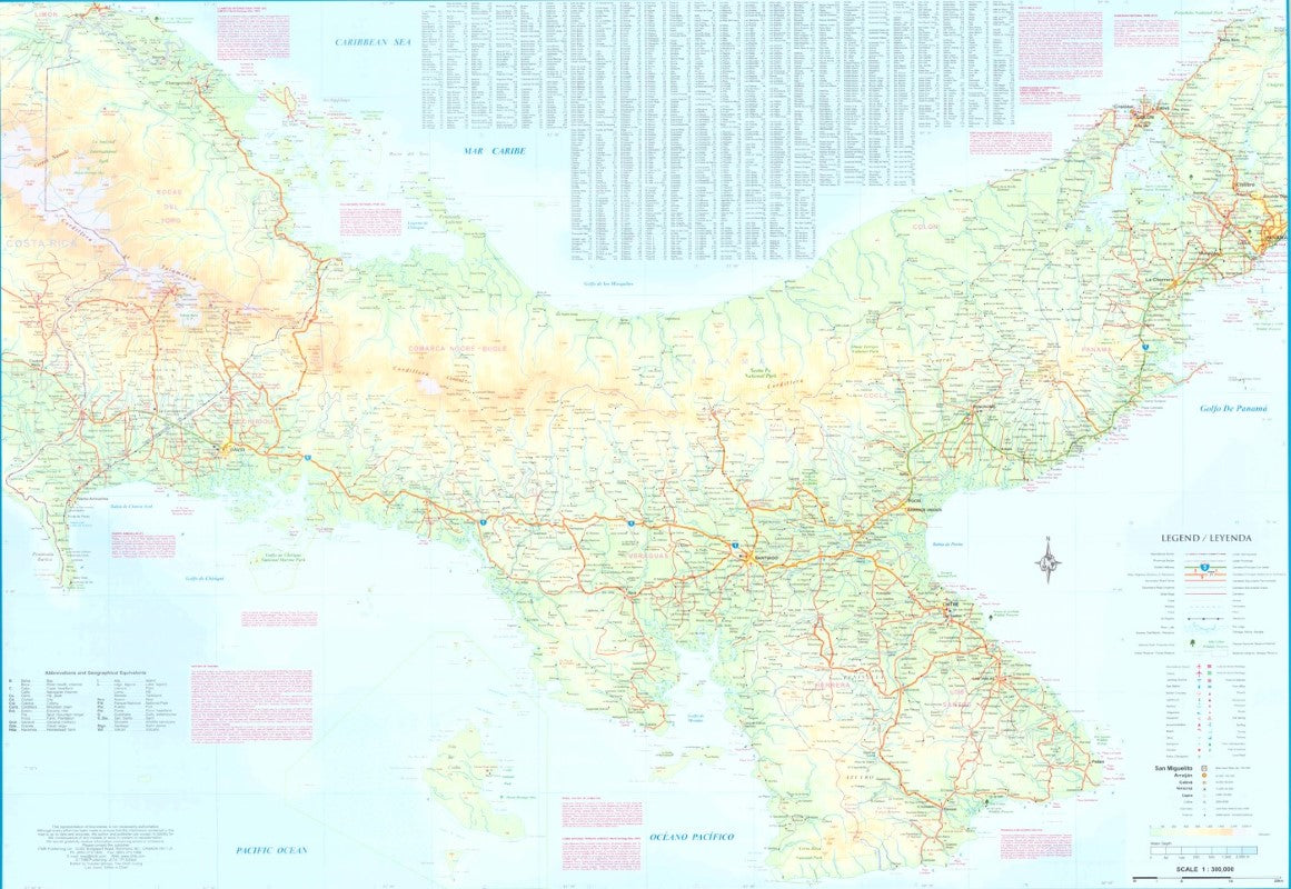 Panama : scale 1:300,000
