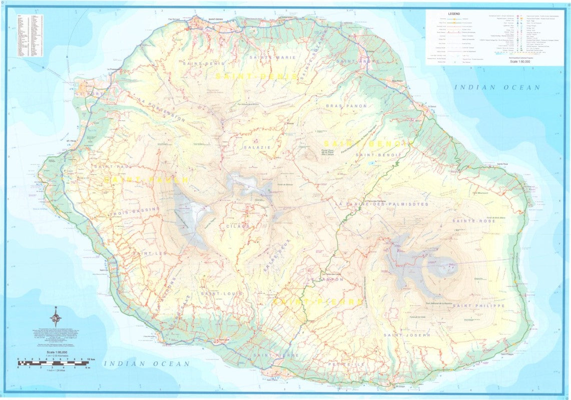 Reunion Wall Map