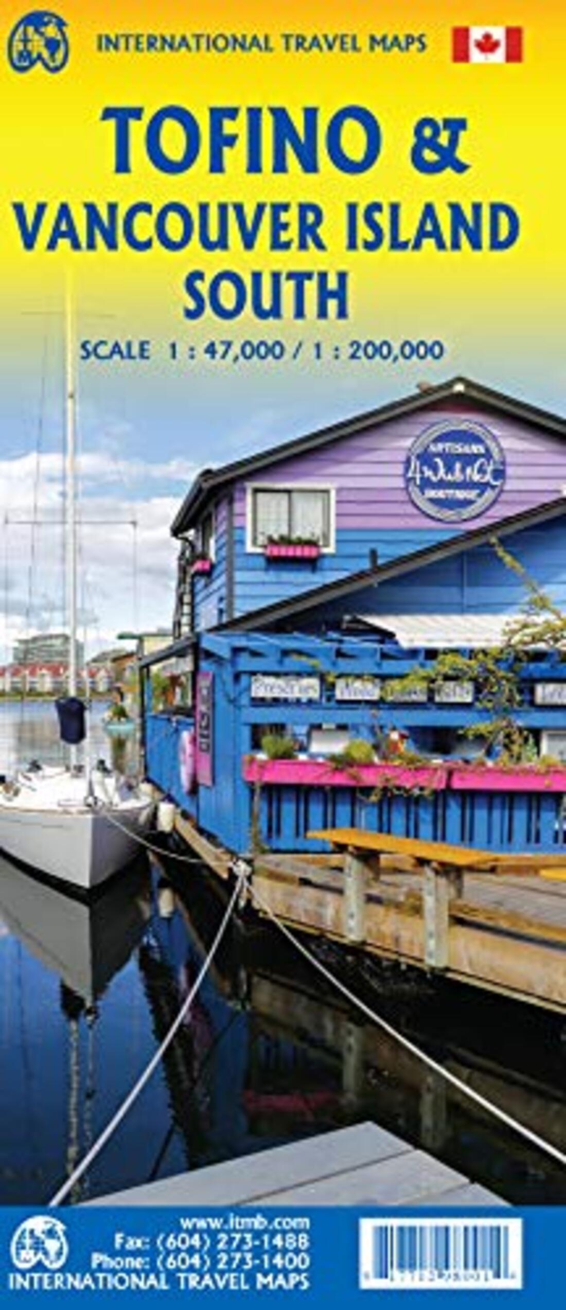 Tofino and Vancouver Island South Travel Map