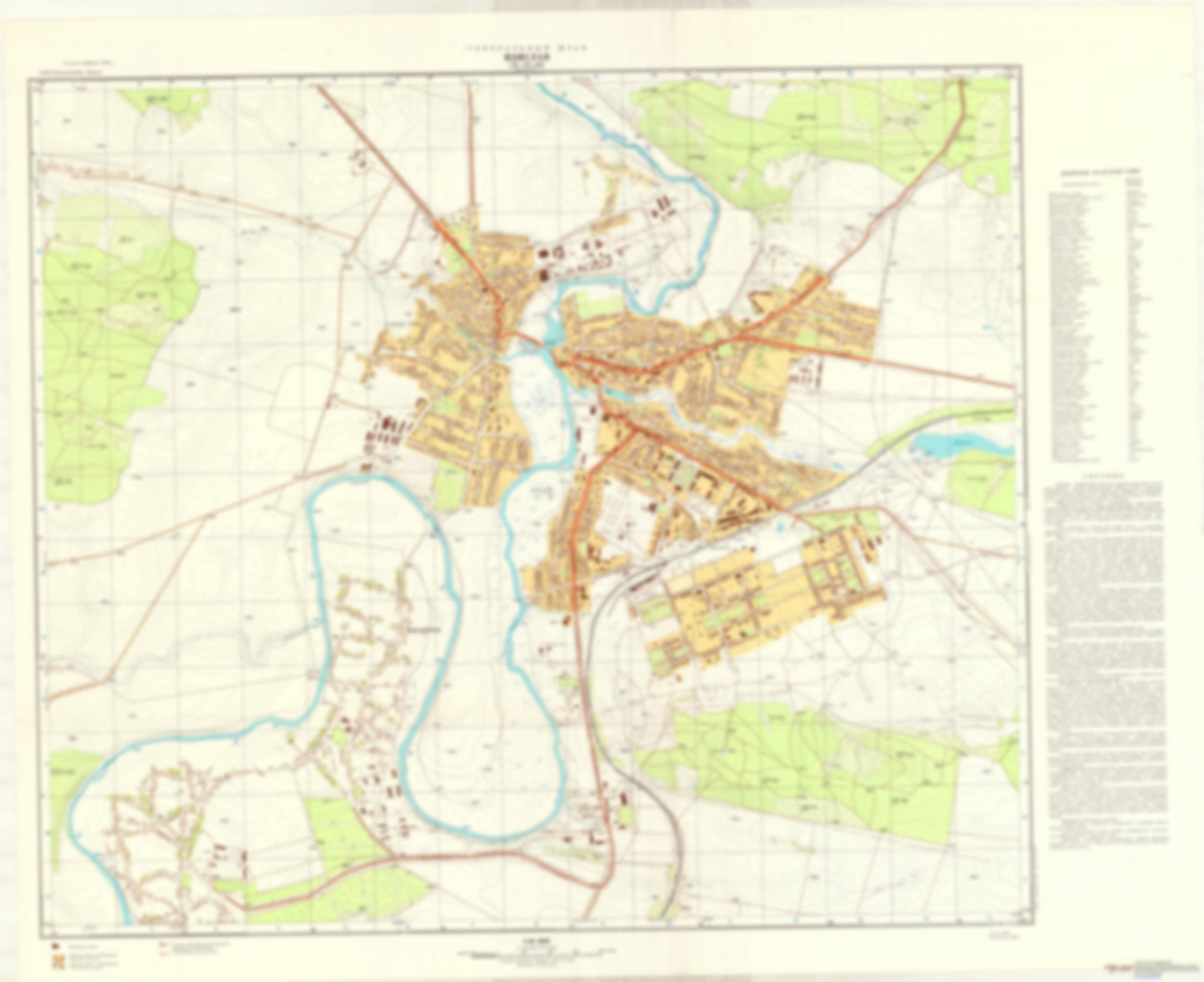 Iziaslav (Ukraine) - Soviet Military City Plans