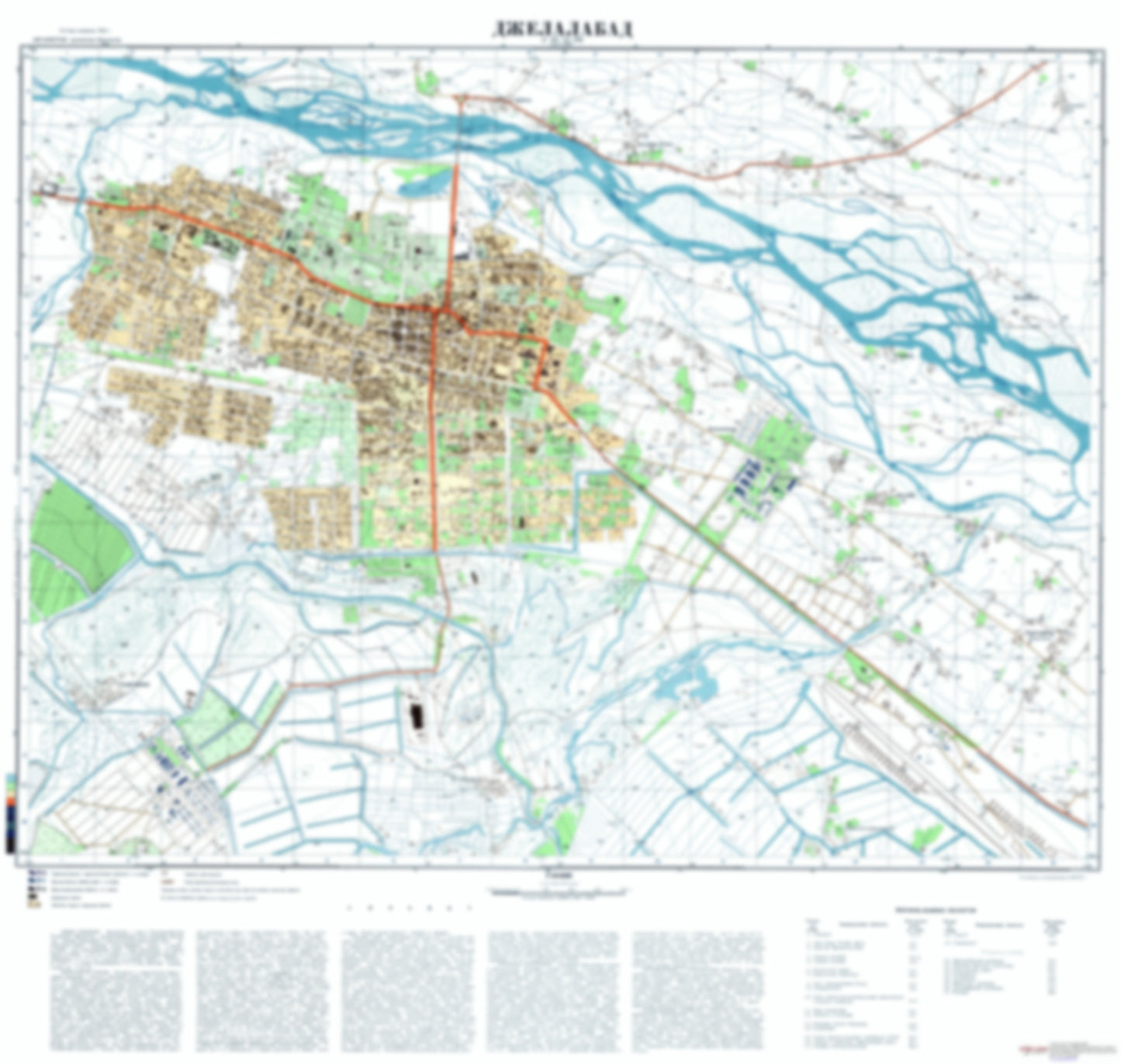 Jalalabad (Afghanistan) - Soviet Military City Plans