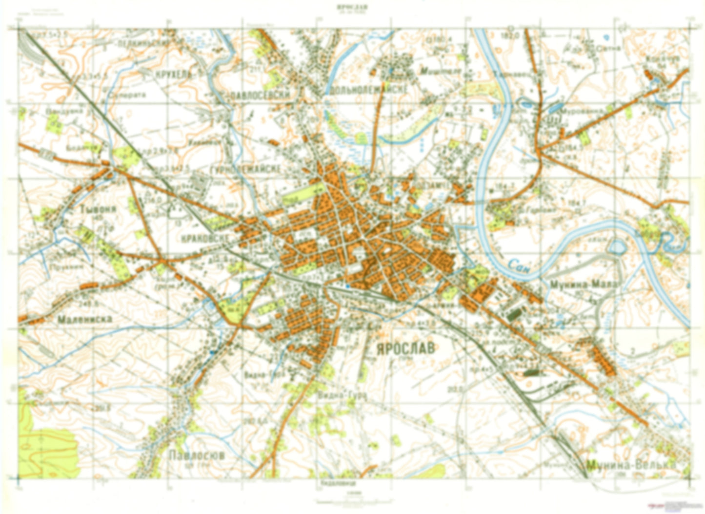 Jaroslaw (Poland) - Soviet Military City Plans
