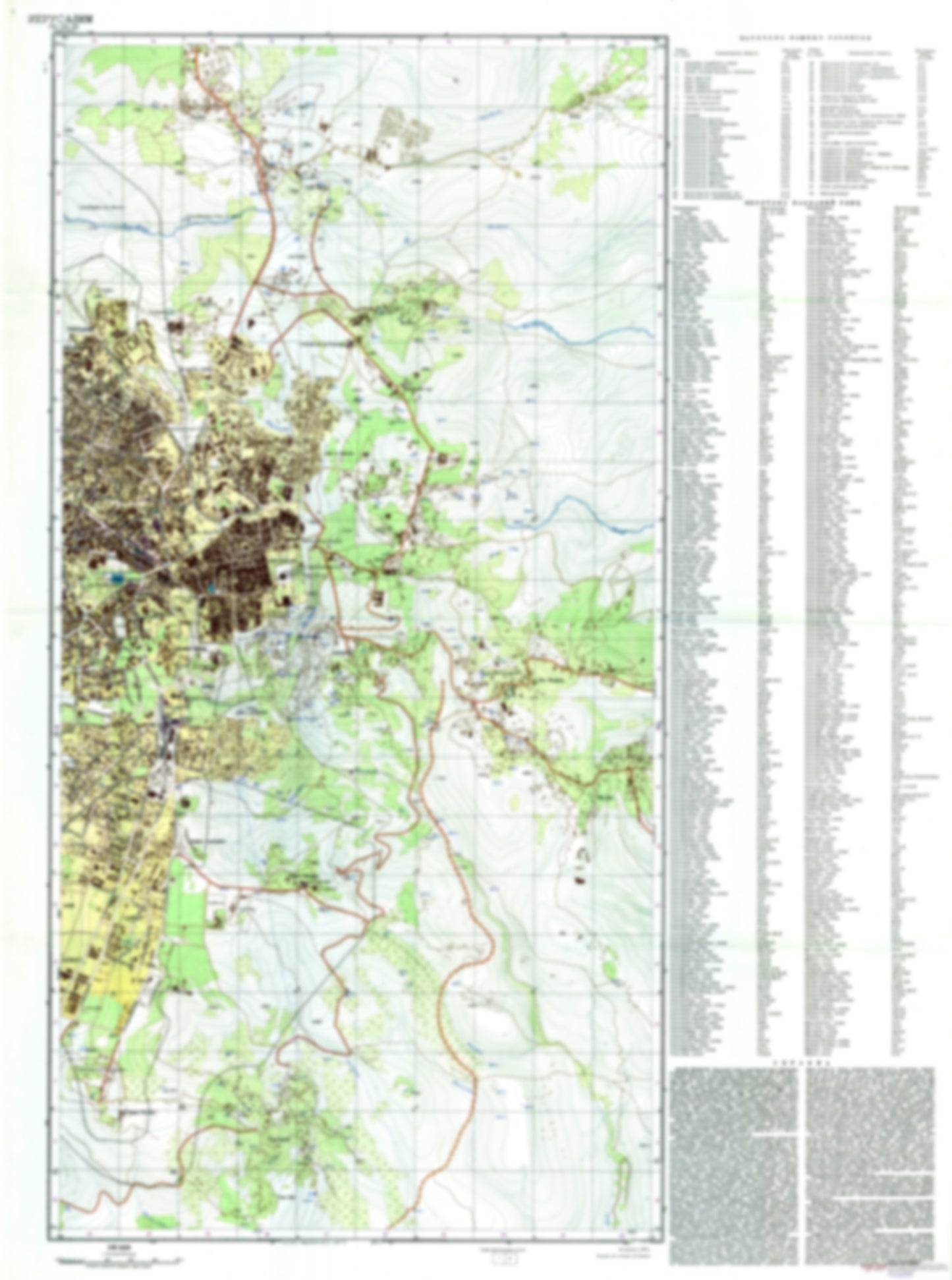 Jerusalem 2 (Israel) - Soviet Military City Plans