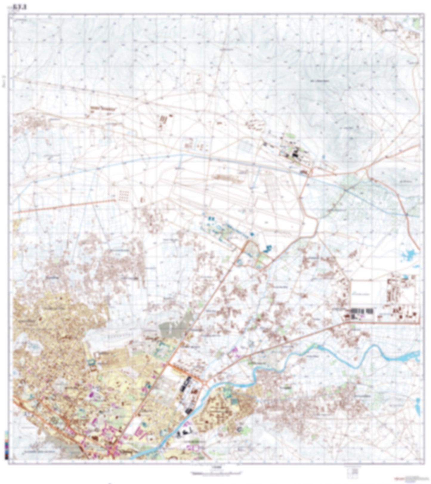 Kabul 2 (Afghanistan) - Soviet Military City Plans