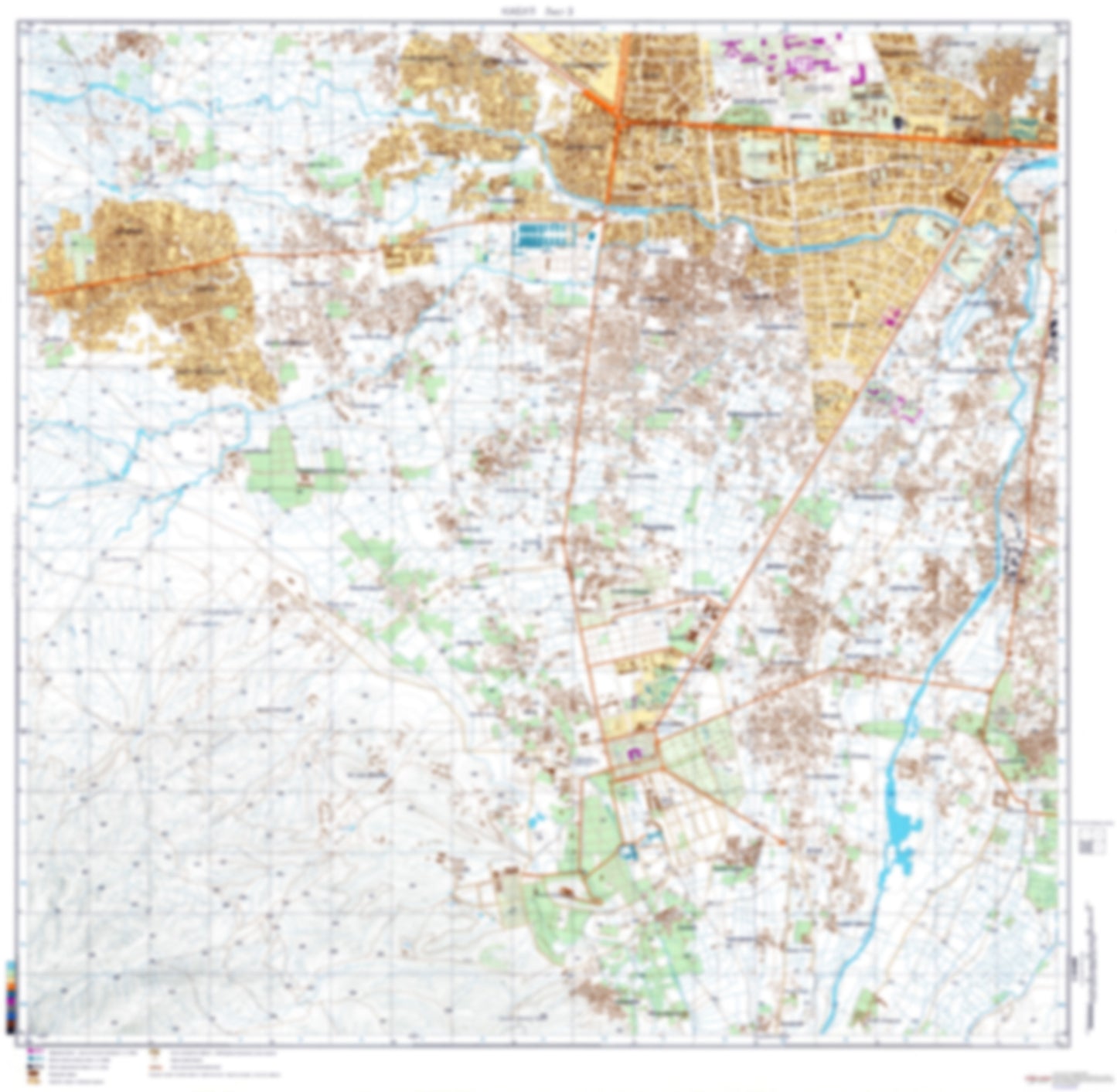 Kabul 3 (Afghanistan) - Soviet Military City Plans