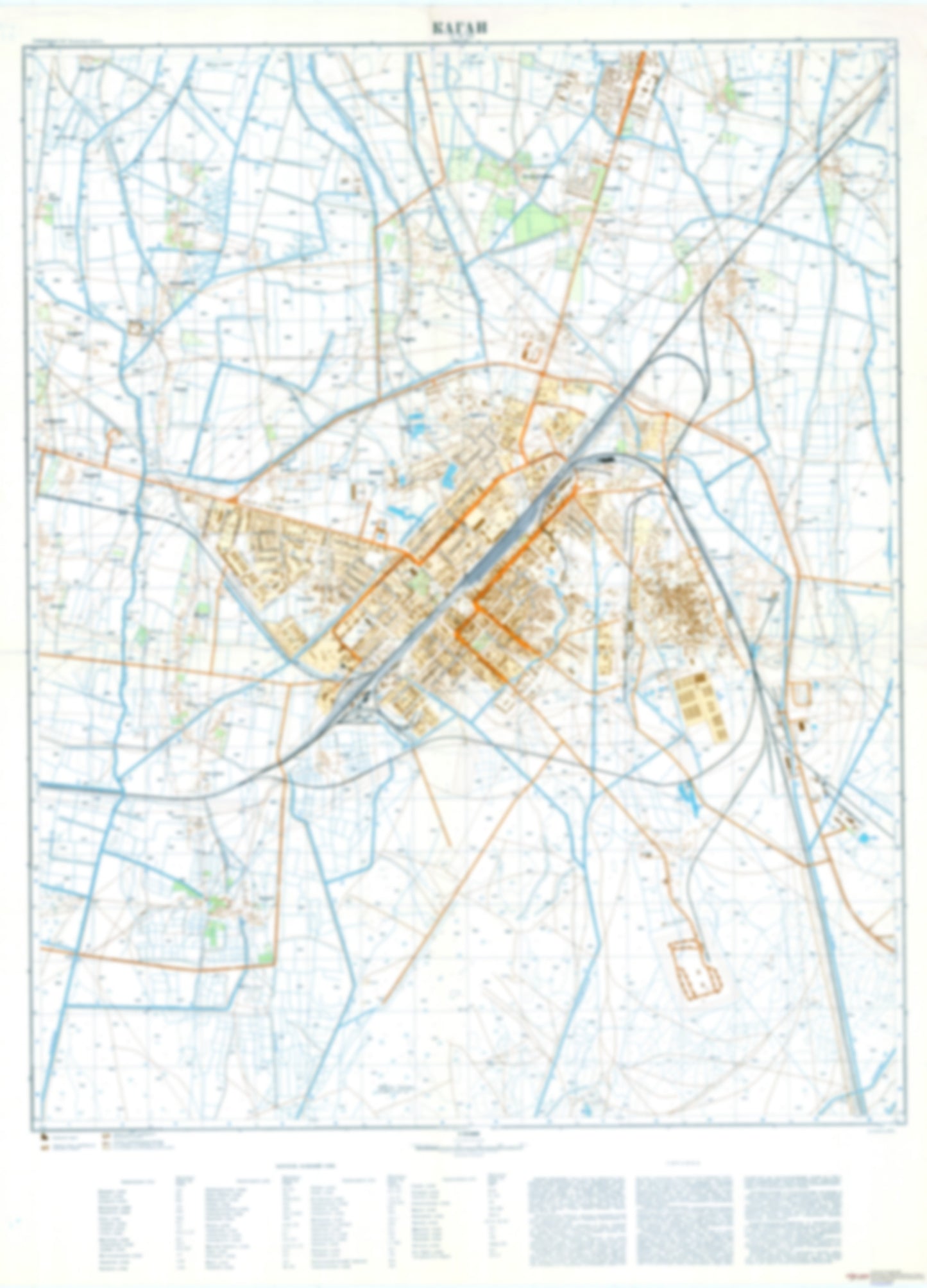 Kagan (Uzbekistan) - Soviet Military City Plans
