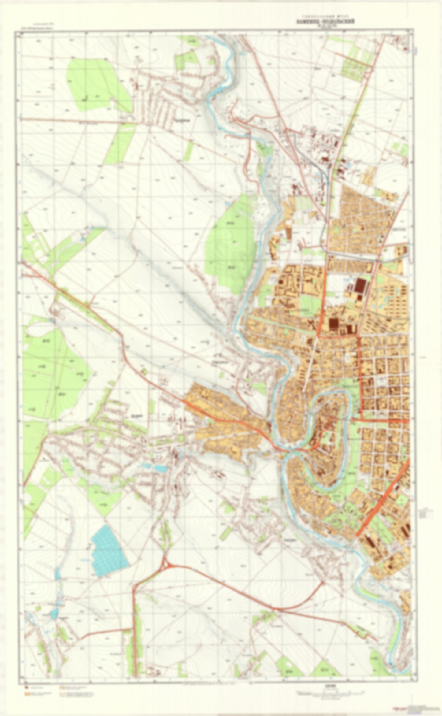Kamenets-Podolskii 1 (Ukraine) - Soviet Military City Plans