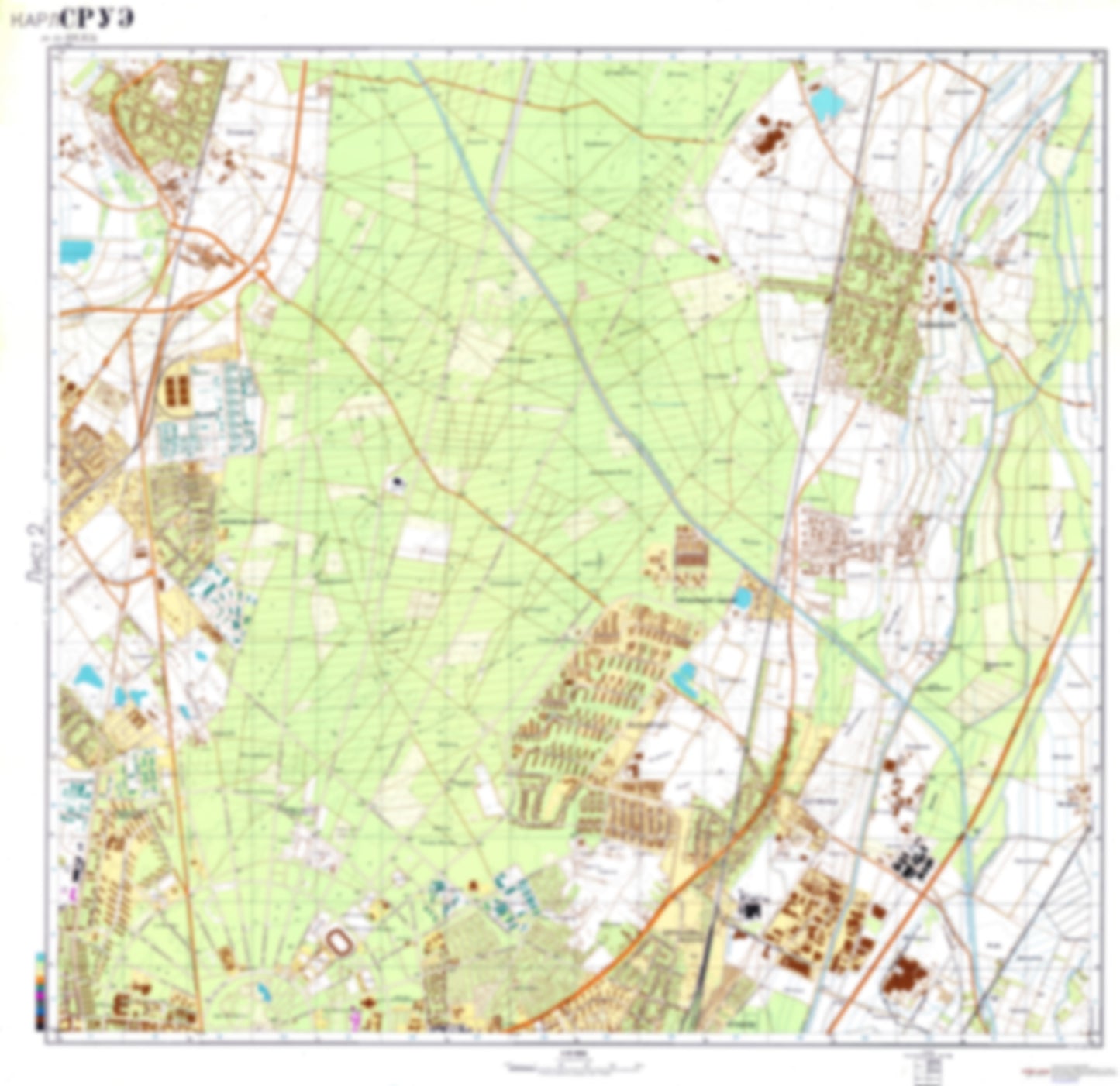 Karlsruhe 2 (Germany) - Soviet Military City Plans