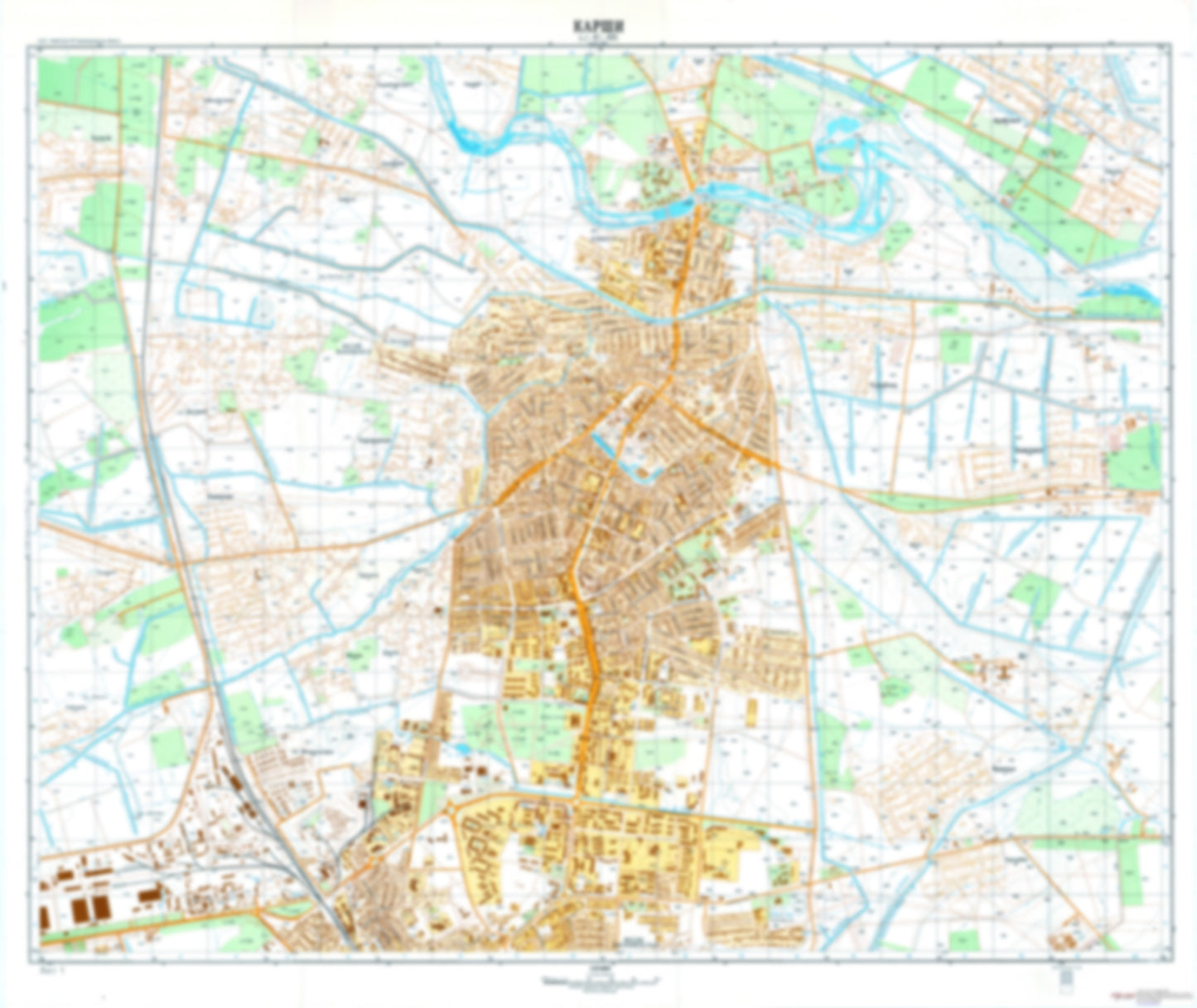Karshi 1 (Uzbekistan) - Soviet Military City Plans