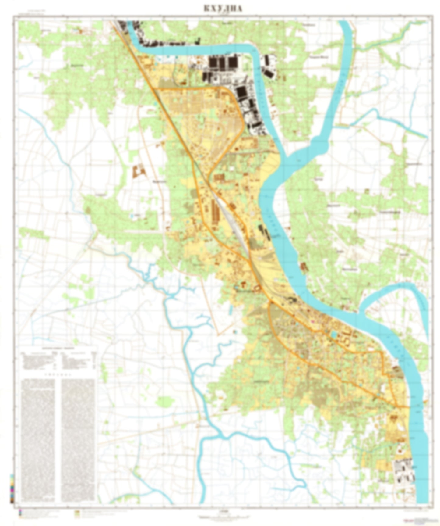 Khulna (Bangladesh) - Soviet Military City Plans