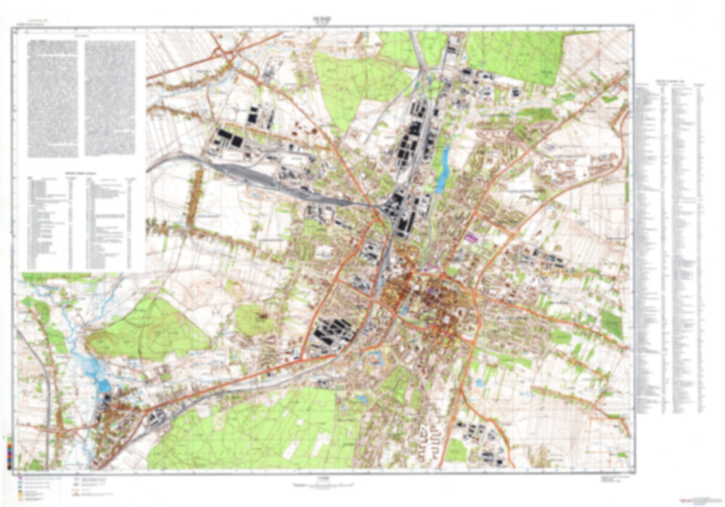 Kielce (Poland) - Soviet Military City Plans