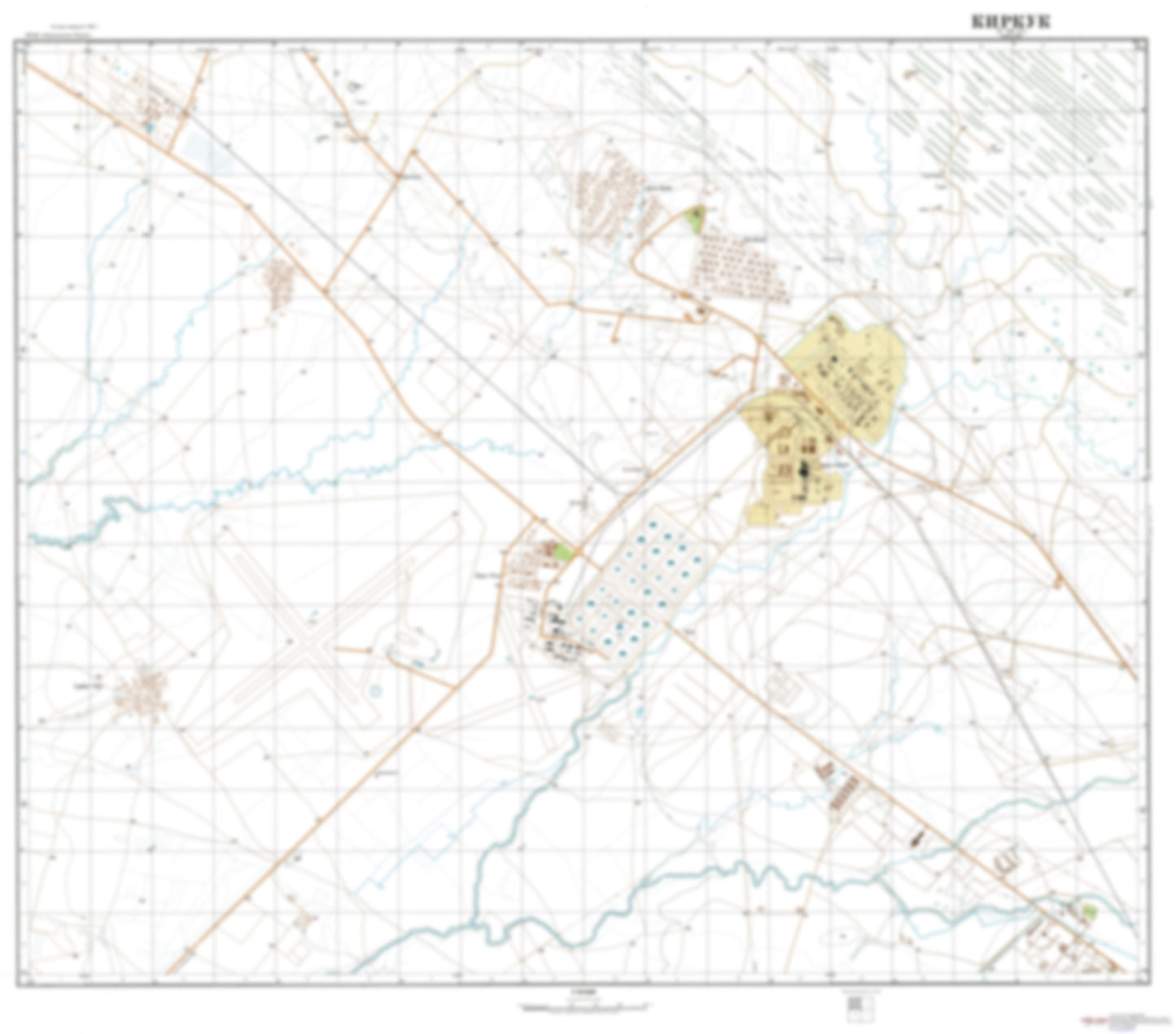 Kirkuk 1 (Iraq) - Soviet Military City Plans