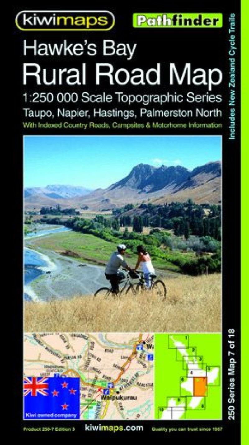 Hawkes Bay Rural Road Map