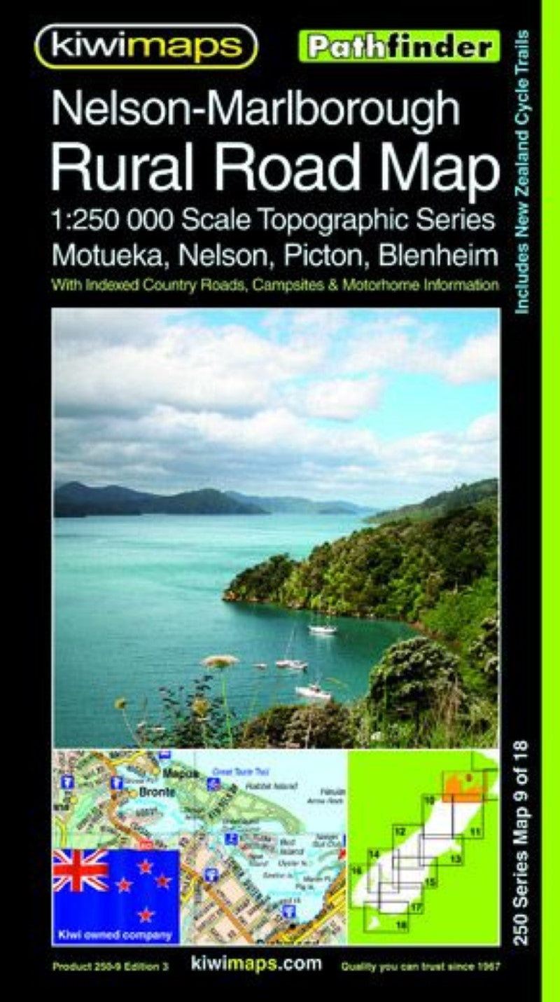 Nelson-Marlborough Rural Road Map