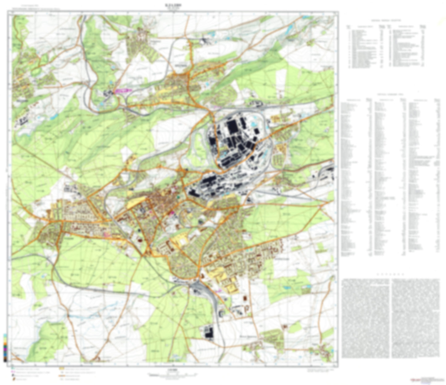 Kladno (Czechia) - Soviet Military City Plans